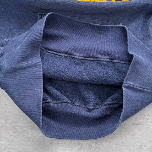 Vintage Champion Reverse Weave West Chester University Blue Hoodie - Picture 7 of 10